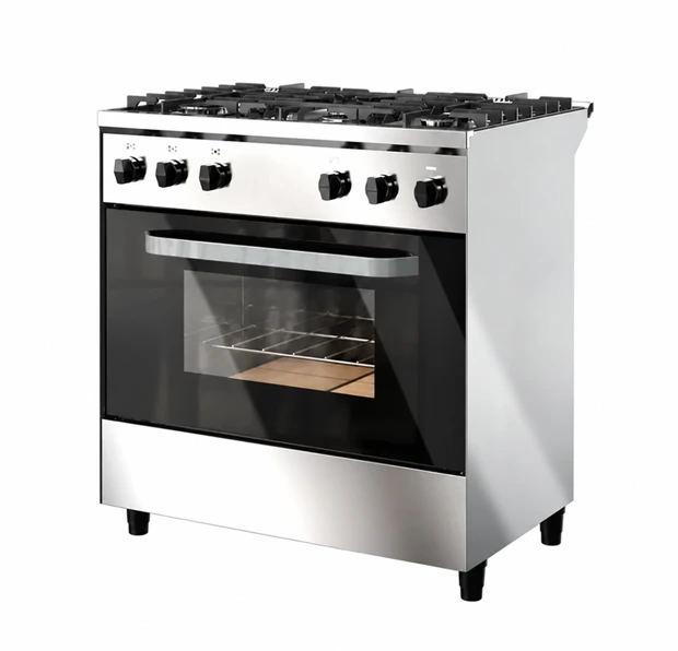 Gas cooker dual-gas 5 burners