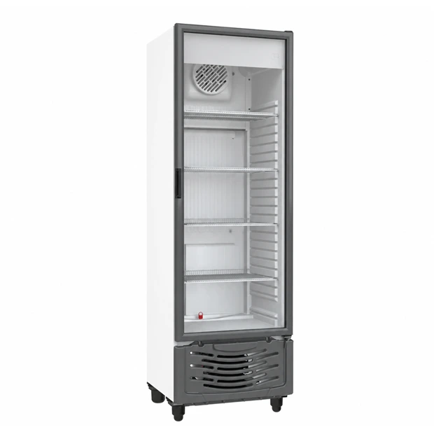 Upright display cooler 1 door 501 L