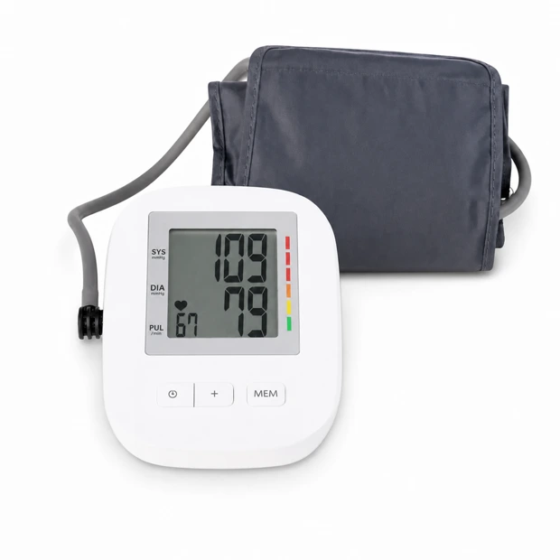 Upper-arm blood pressure monitor
